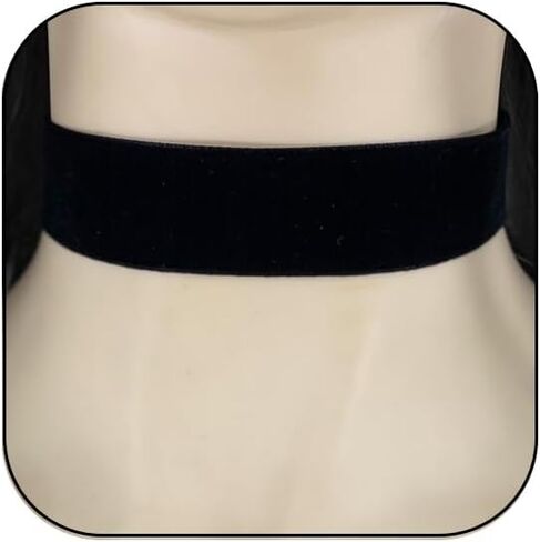 قلادة سوداء للنساء من Emo باللون الأسود المخملي، قلادة كلاسيكية من الدانتيل القوطي، لحفلات التنكرية، مجوهرات الهالوين، إكسسوارات تنكرية in Kuwait