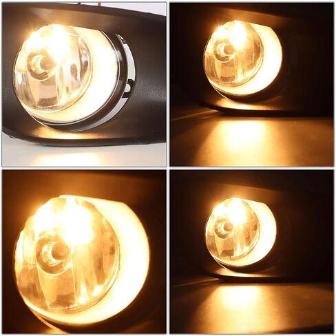 2-Pack Fog Light Assembly with Bulbs Switch and Wiring Kit Replacement for Yaris Sedan 2007-2011 in Saudi Arabia