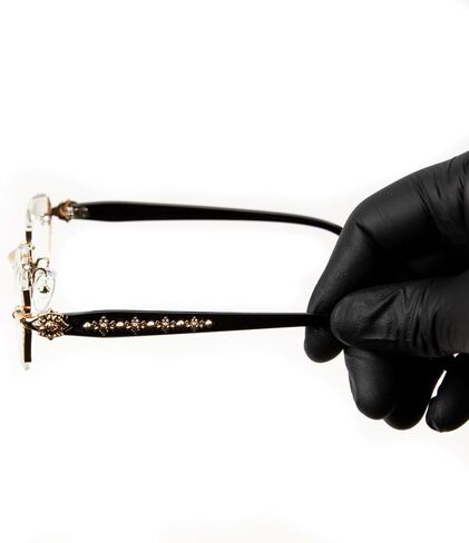 Street Knitted Retro Gothic Cross Style Vintage Designer Edge Cut Rimless Clear Lens Gold Frame Eyewear Unisex Square Frameless Men’s Women Clear Tint Rectangular Hip Hop Luxury Eye Glasses in Saudi Arabia