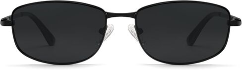 Dollger Retro Rectangle Polarized Sunglasses for Women Men UV400 Vintage Metal Frame, Classic 90S Trendy Outdoor Shades in Saudi Arabia