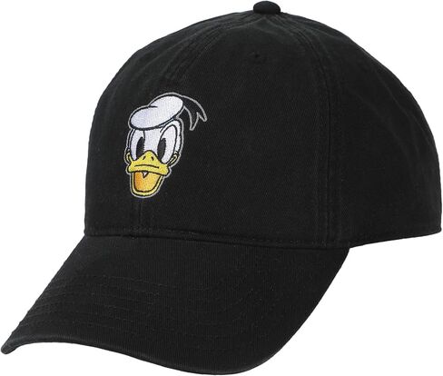 Disney Classic Characters Donald Duck Black Dad Hat in Saudi Arabia