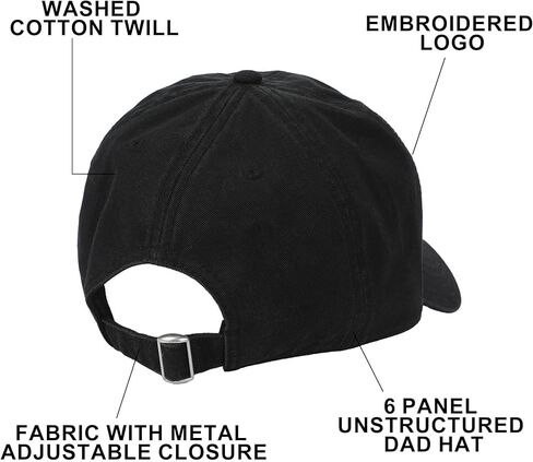 Disney Classic Characters Donald Duck Black Dad Hat in Saudi Arabia