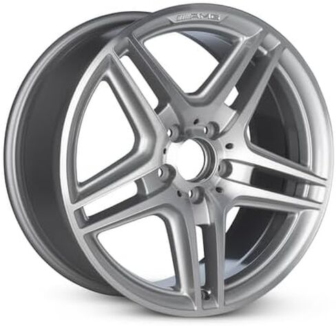 عجلة ألومنيوم بديلة مباشرة مقاس 18x8.5 بوصة من OEM - Recond لسيارة 2008-2015 Mercedes-Benz C-Class 5-114.3mm فضية 18 بوصة حافة 2044014202 in Saudi Arabia