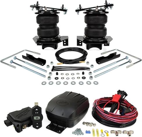 Air Lift LoadLifter 5000 Ultimate Air Spring Kit & WirelessOne نظام ضاغط الهواء من الجيل الثاني مع EZ Mount يناسب 2020 2022 F250 F350 Super Duty SRW 4WD | التحكم في مسار واحد | TrendsAuto ملصق مائي in Saudi Arabia