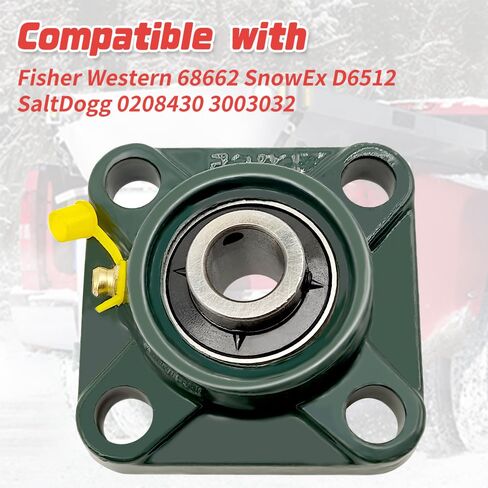 محمل شفة 5/8 بوصة مناسب لاستبدال Fisher Western Snow-Ex SaltDogg 68662 D6512 0208430 3003032, 0.625 تتحمل in Kuwait