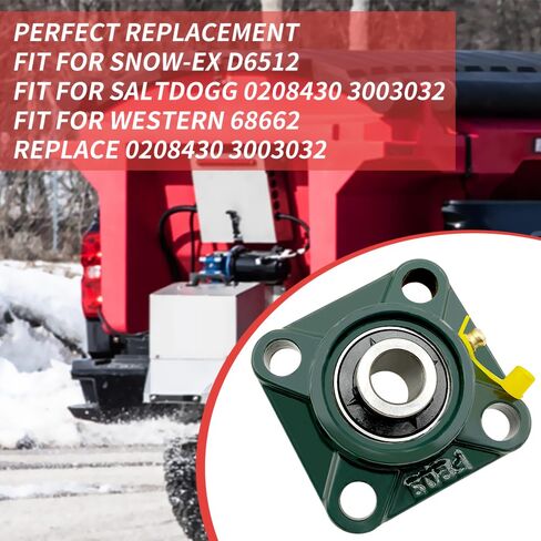 محمل شفة 5/8 بوصة مناسب لاستبدال Fisher Western Snow-Ex SaltDogg 68662 D6512 0208430 3003032, 0.625 تتحمل in Kuwait