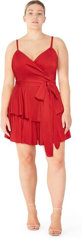 City Chic Women's Plus Size Playsuit - Fest Wrap in Saudi Arabia