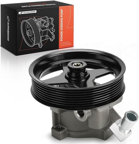 A-Premium Power Steering Pump, with 8-Groove Pulley, Compatible with Ford F-250 F-350 F-450 F-550 Super Duty, 2008 2009 2010, 6.4L in Saudi Arabia