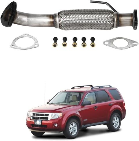 ماسورة عادم مرنة من الفولاذ المقاوم للصدأ مناسبة لـ 2010-2013 Kia Forte 2.0L,2.4L 2010-2013 Kia Forte Koup 2.0L,2.4L 52548 in Kuwait