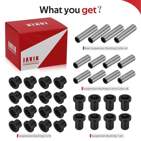 JAVIK طقم طوق التعليق الخلفي الأيسر والأيمن A-Arm طوق لقطط القطب الشمالي HDX 400 500 550 600 650 700 1000 2004-2023 O.E.M #0403-437 50-1129 in Saudi Arabia