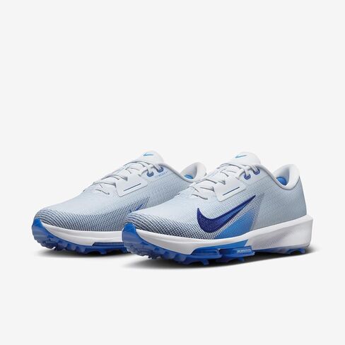 حذاء الجولف Nike Air Zoom Infinity Tour 2 (عريض) (FD0218-001، رمادي لكرة القدم/Game Royal/Photo Blue/De) مقاس 9.5 in Saudi Arabia