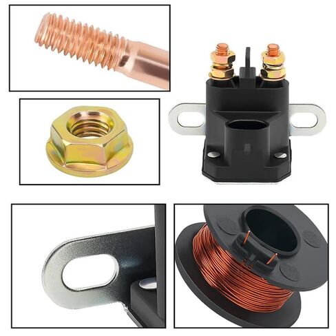 Motorcycle Starter Relay 4-Pack Motorcycle Parts GEM E2 E4 E6 General 4 1000 570 900 1000 Crew RZR 570 900 1000 XP XP4 Turbo 4014655 Replacement 4014655 in Kuwait
