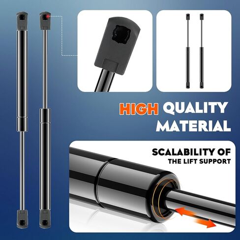 Rear Hatch Struts Fit for Sebring 2001-2006 Dodge Charger 2006-2014 Dodge Stratus 2001-2006 for 4064 PM2026 SG414016 8196158 014264 Set of 2 in Saudi Arabia