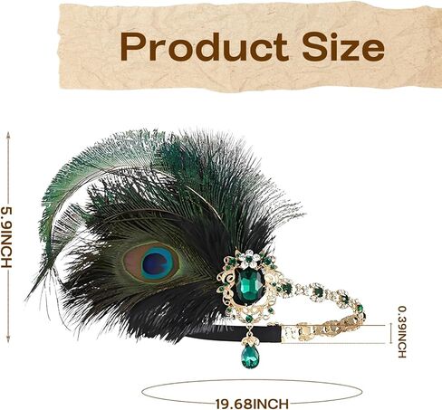 5 قطع - مجموعة غطاء رأس Gatsby Flapper الرائعة: إكسسوارات من العشرينيات للنساء مع قلادة من اللؤلؤ وسوار وأقراط وقفازات سوداء طويلة - ملابس حفلات Harlem Nights in Saudi Arabia