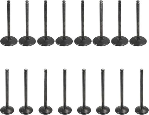 8x Exhaust Valves & 8x Intake Valves Compatible with 04-14 Chevy GMC Hummer Isuzu 4.8 5.3 6.0 Replace 12550457 12550458 12563064 12563063 12555906 in Saudi Arabia