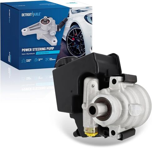 Detroit Axle - 3.8L Power Steering Pump for 2005-2009 Buick Allure Lacrosse, 2004-2005 Chevy Impala Monte Carlo, 2004-2008 Pontiac Grand Prix, Power Steering Pump with Reservoir Replacement in Saudi Arabia