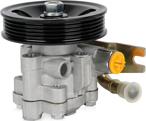 Power Steering Pump with Pulley Compatible with Nissan Frontier 3.3L V6 1999 2000 2001 2002 2003 2004, Compatible with Nissan Xterra 3.3L V6 2000 to 2004, Replacement for 21-5219, 491104S100 in Saudi Arabia