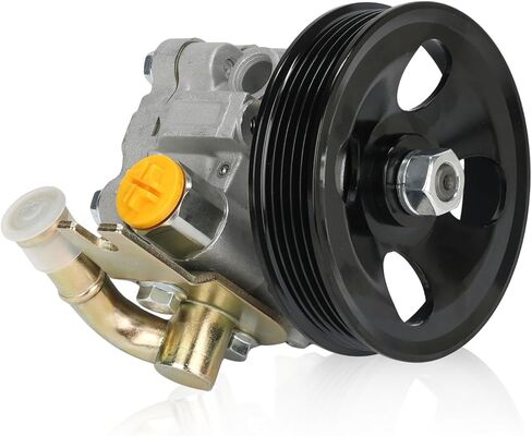Power Steering Pump with Pulley Compatible with Nissan Frontier 3.3L V6 1999 2000 2001 2002 2003 2004, Compatible with Nissan Xterra 3.3L V6 2000 to 2004, Replacement for 21-5219, 491104S100 in Saudi Arabia