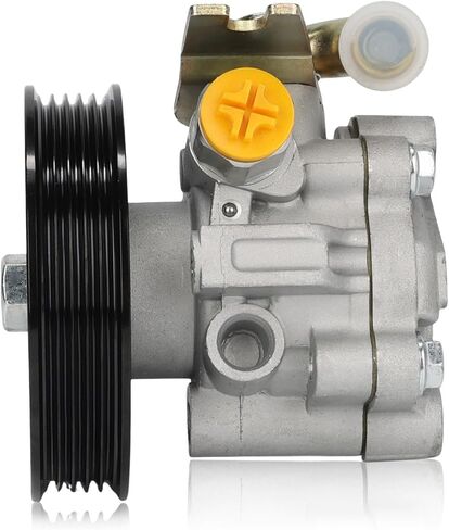 Power Steering Pump with Pulley Compatible with Nissan Frontier 3.3L V6 1999 2000 2001 2002 2003 2004, Compatible with Nissan Xterra 3.3L V6 2000 to 2004, Replacement for 21-5219, 491104S100 in Saudi Arabia