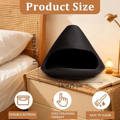 Palo Santo Holder Sage Sticks Incense Holder Incense Zongzi Clay Smudge Bowl with Chimney Holder Burner Anxiety Relief Meditation in Saudi Arabia