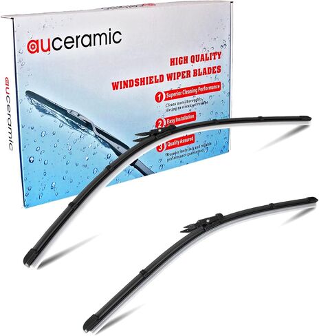 AUCERAMIC 61619478361 Front Windshield Wipers Blades 2-Piece Set Fit for 4 Series 2021-2025 BMW 430i M4 M440i 2022-2025 BMW 430i Gran Coupe i4 24"+19" in Saudi Arabia