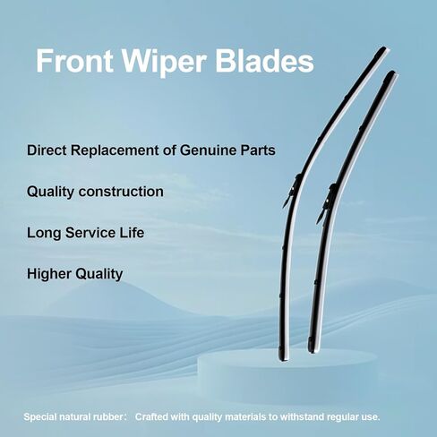 AUCERAMIC 61619478361 Front Windshield Wipers Blades 2-Piece Set Fit for 4 Series 2021-2025 BMW 430i M4 M440i 2022-2025 BMW 430i Gran Coupe i4 24"+19" in Saudi Arabia