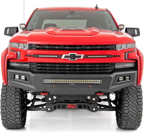 Rough Country 2" Spot LED Lower Windshield Ditch Kit for 19-22 Silverado - 70841 in Saudi Arabia