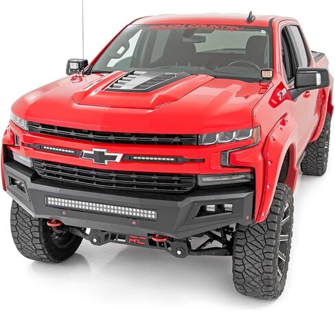 Rough Country 2" Spot LED Lower Windshield Ditch Kit for 19-22 Silverado - 70841 in Saudi Arabia