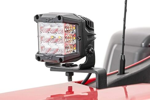Rough Country 2" Spot LED Lower Windshield Ditch Kit for 19-22 Silverado - 70841 in Saudi Arabia