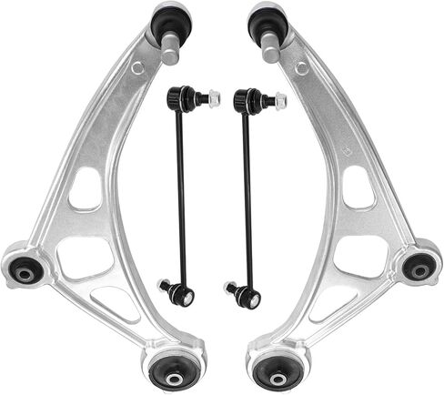 4pcs Front Lower Control Arm w/Ball Joint Bushings Sway Bar Link Driver Passenger Side Assembly Replacement for 2015 2016 2017 2018 2019 2020 2021 2022 2023 2024 Nissan Murano in Saudi Arabia