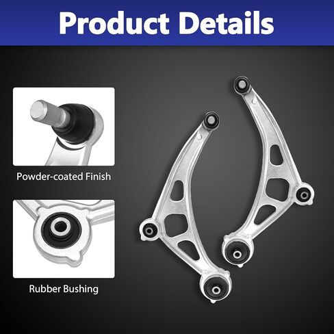 4pcs Front Lower Control Arm w/Ball Joint Bushings Sway Bar Link Driver Passenger Side Assembly Replacement for 2015 2016 2017 2018 2019 2020 2021 2022 2023 2024 Nissan Murano in Saudi Arabia