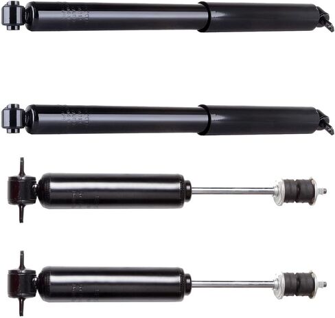الصدمات الأمامية الخلفية، ممتصات الصدمات ROADFAR تناسب 1995-2005 لسيارة Chevy for Blazer، 1994-2003 لـ Chevy S10، 1992-2004 لـ GMC Jimmy، 1982-90 لـ GMC S15،91-03 لدعامات الصدمات GMC Sonoma 344040 - مجموعة من 4 in Saudi Arabia