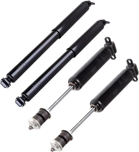 الصدمات الأمامية الخلفية، ممتصات الصدمات ROADFAR تناسب 1995-2005 لسيارة Chevy for Blazer، 1994-2003 لـ Chevy S10، 1992-2004 لـ GMC Jimmy، 1982-90 لـ GMC S15،91-03 لدعامات الصدمات GMC Sonoma 344040 - مجموعة من 4 in Saudi Arabia