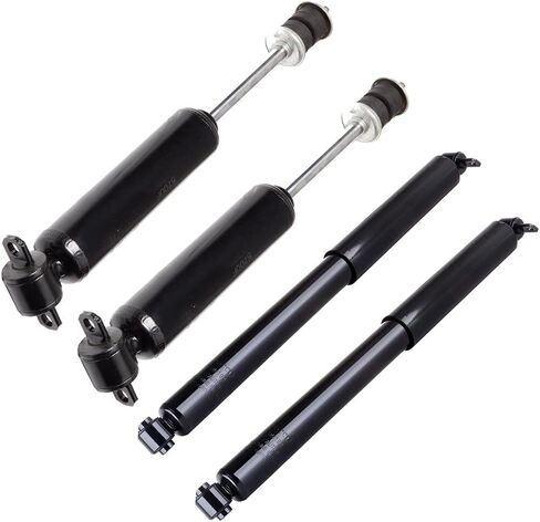 الصدمات الأمامية الخلفية، ممتصات الصدمات ROADFAR تناسب 1995-2005 لسيارة Chevy for Blazer، 1994-2003 لـ Chevy S10، 1992-2004 لـ GMC Jimmy، 1982-90 لـ GMC S15،91-03 لدعامات الصدمات GMC Sonoma 344040 - مجموعة من 4 in Saudi Arabia