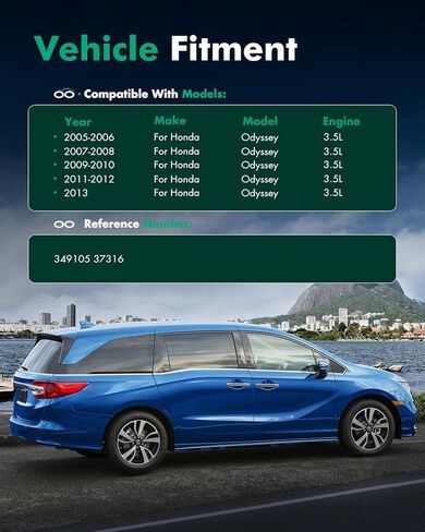 الصدمات الخلفية، ممتص الصدمات SCITOO لهوندا متوافق مع Honda Odyssey 2005-2017 349105 37316 مجموعات صدمات السيارات Amortiguadores in Saudi Arabia