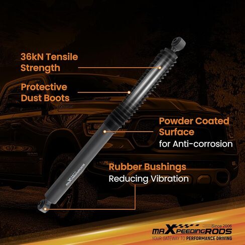 maXpeedingrods Fit 3.5-5.5" Lift Rear Shocks for Ram 1500 2009-2024 4WD, G1 Version in Saudi Arabia