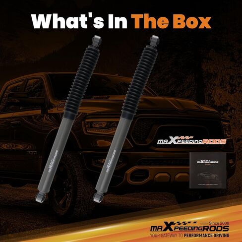 maXpeedingrods Fit 3.5-5.5" Lift Rear Shocks for Ram 1500 2009-2024 4WD, G1 Version in Saudi Arabia