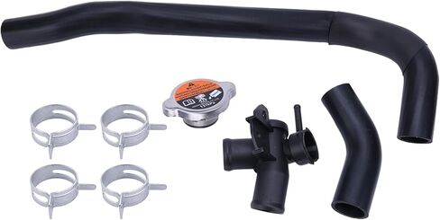 Radiator Coolant Hose with Fill Neck and Outlet Flange Cap Assembly Compatible for Nissa Altima 2007 2008 2009 2010 2011 2012 2013 Replace 214308999C 21430-8997A/6L2Z-8100-AC in Saudi Arabia