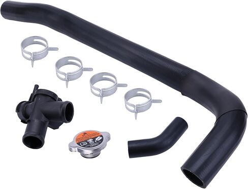 Radiator Coolant Hose with Fill Neck and Outlet Flange Cap Assembly Compatible for Nissa Altima 2007 2008 2009 2010 2011 2012 2013 Replace 214308999C 21430-8997A/6L2Z-8100-AC in Saudi Arabia