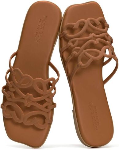 Project Cloud Womens Sandals with Memory Foam - Eco Crafted Leather Sandals for Women 2026 - Flats - Non Slip & Comfortable Sandals Women (Lisa) in Saudi Arabia