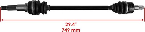 Caltric Front Left and Right Complete Axles Compatible with Yamaha Viking 700 Yxm700 4Wd 2014-2017 in Saudi Arabia