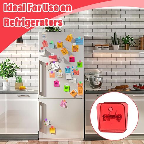 100 Pcs Colorful Self Adhesive Clips for Hanging, 1.2" x 1.3"Tapestry Hangers Wall Clips Adhesive Spring Clip for Photo Paper Poster Poster Picture Hanging Office Home (10 Colors) in Saudi Arabia