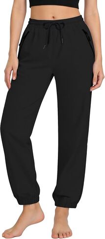 Hiking Pants for Women Lightweight Waterproof Quick Dry Athletic Cargo Pockets Pants in Kuwait