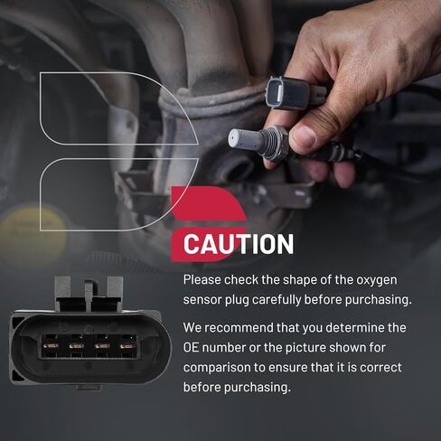 مستشعر الأوكسجين BDFHYK مستشعر O2 المنبع، متوافق مع Mini Cooper I4 1.6L 2002-2008، 11780872674، 250-24775 استبدال قطعتين in Kuwait