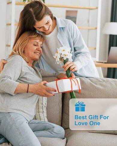 Beleduc Lumbar Support Pillow for Office Chair - Heated Back Support Pillow with Vibration Massage, Ergonomic Back Massager for Chair, Adjustable Vibration, 2 Heat Levels, Gifts in Kuwait