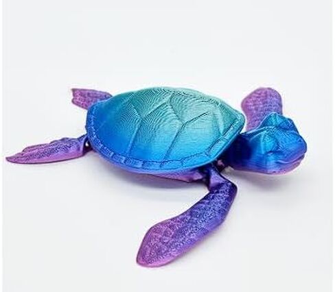 مجموعة تماثيل تنين ومخلوق مطبوعة ثلاثية الأبعاد مكونة من 9 قطع - نماذج فنية مفصلة لهواة التجميع لديكور المكتب وعرض الرف (أحمر وأزرق) in Kuwait