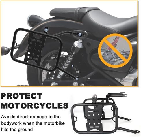 Motorcycle Saddlebag Support Racks Fit for Royal Enfield Super Meteor 650 2022-2025 Pannier Racks Side Carrier in Saudi Arabia
