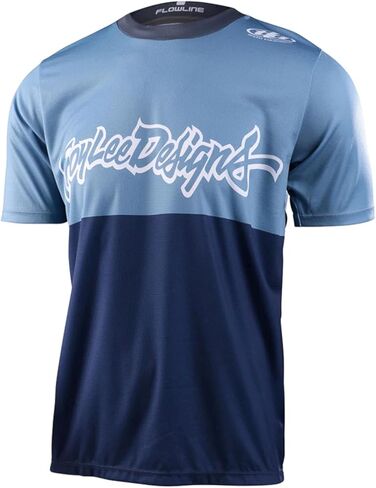 Troy Lee Designs Flowline Scripter Charcoal SS Jersey size Large in Saudi Arabia