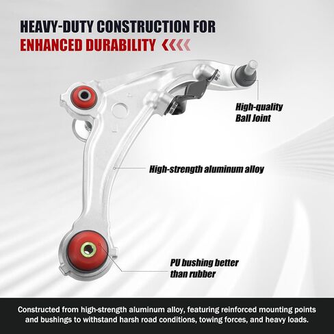 10 قطع من أذرع التحكم الأمامية السفلية مع مجموعات تعليق مفاصل كروية لسيارة Nissan Altima 2007-2013، 2 ذراع تحكم سفلي مع وصلة كروية 2 وصلة شريط Sway 2 حذاء قضيب ربط ومنفاخ مع مشبك C للقفل in Kuwait