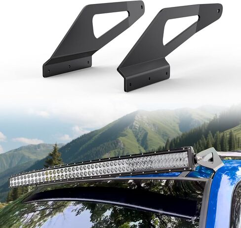 Nilight 50 inch LED Light Bar Bracket Mounting Upper Windshield Roof Cab Brackets Compatible with Jeep Grand Cherokee ZJ 1993 1994 1995 1996 1997 1998 in Saudi Arabia